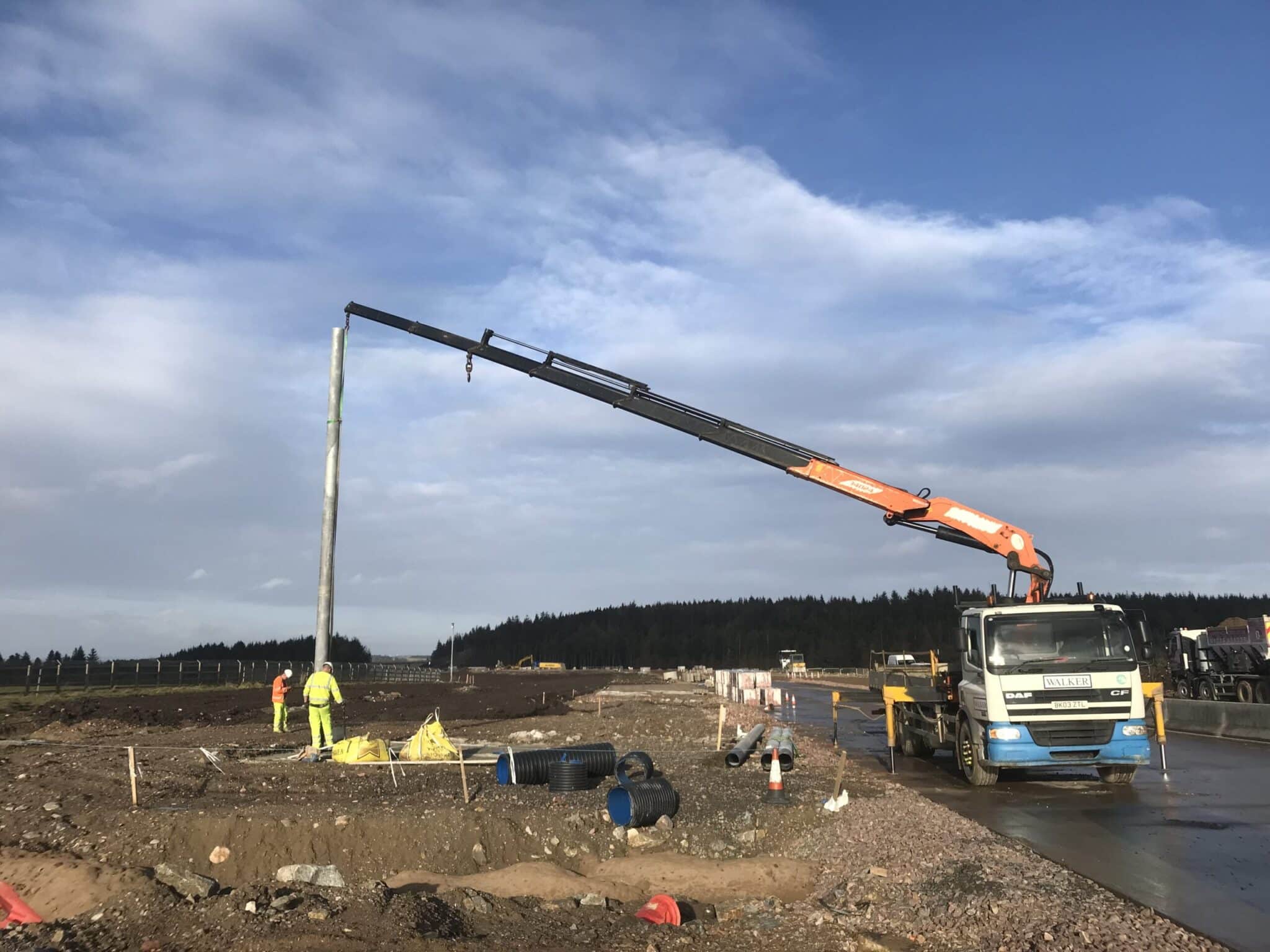 Street Lighting done by PWS Site Services