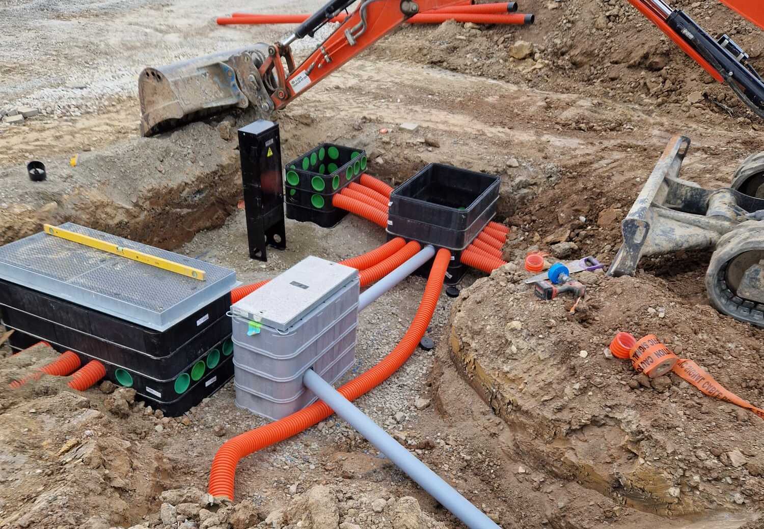 groundworks done by highways contractor