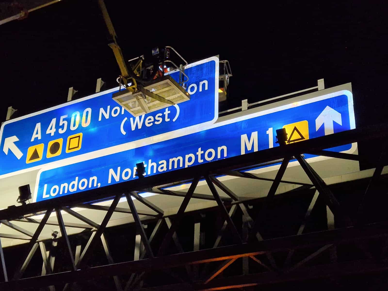traffic signs done by PWS Site Services